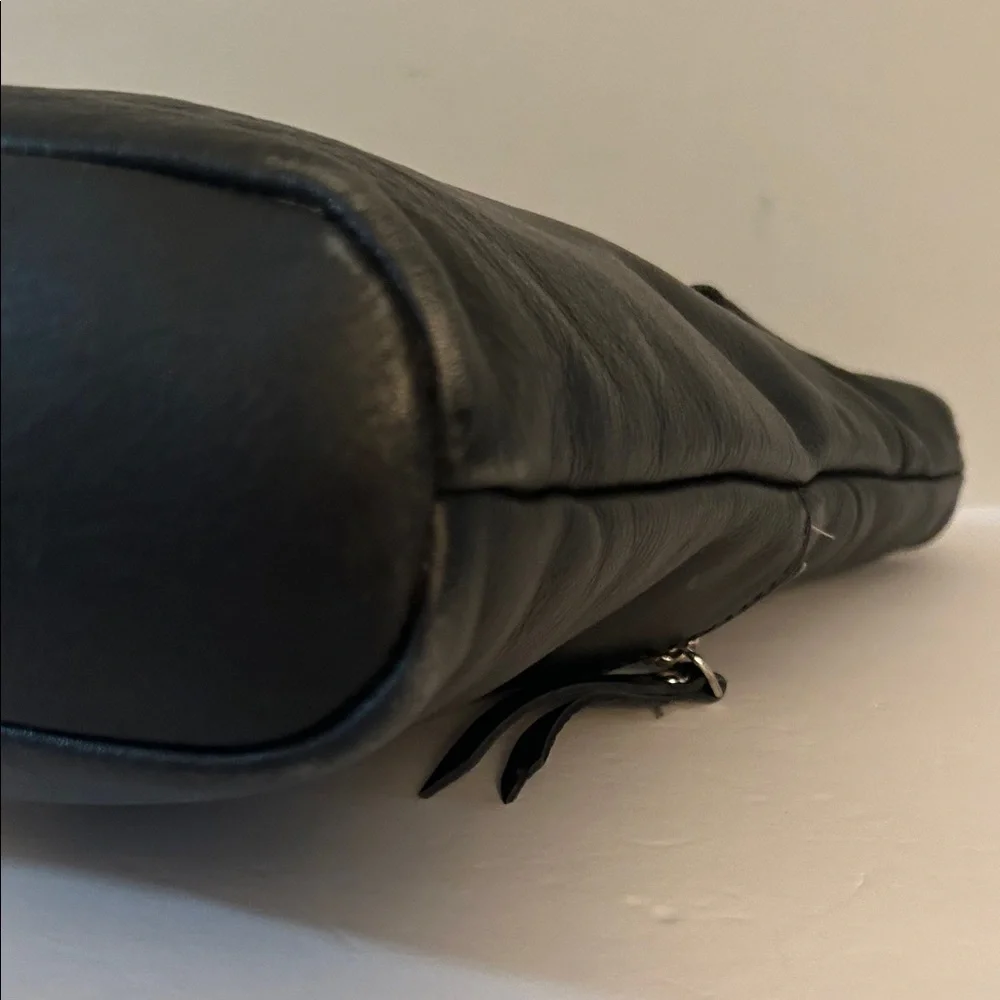 Pielino Black Leather Crossbody Bag